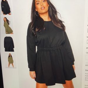 Boohoo Plus Sweatshirt Dress US 24
